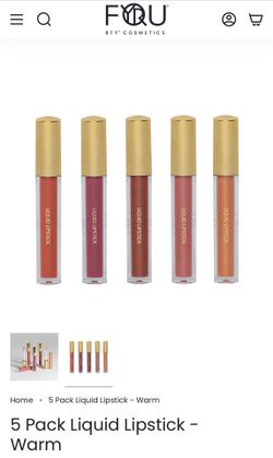 5-Pack Plumping Lip Gloss, Liquid Lipstick