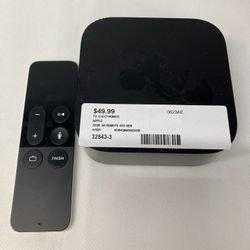Apple TV 4th Generation HD Media Streamer A1625 With Remote