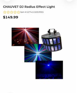 Chauvet DJ Radius LED Party Light – Sound Activated / DMX