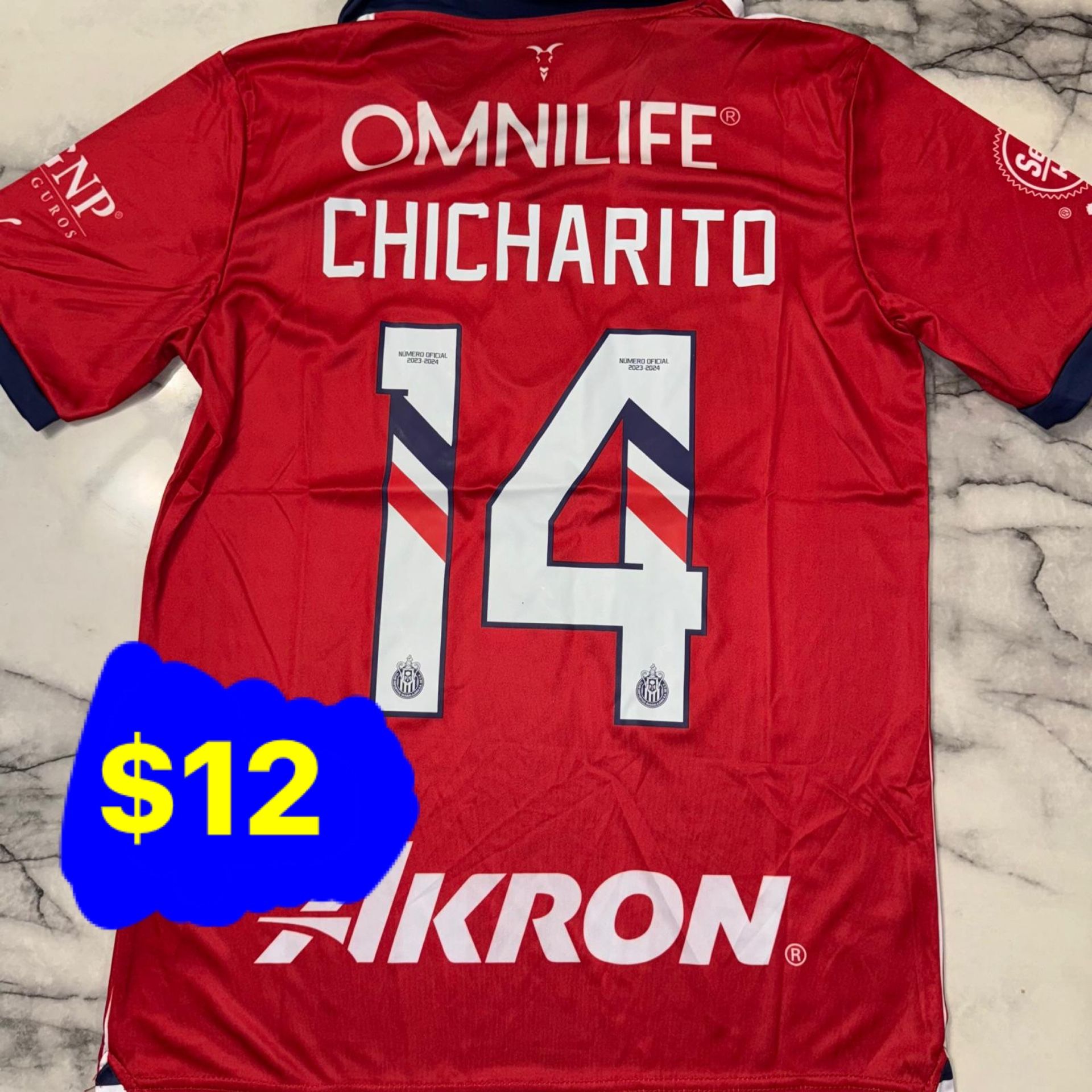 Camisa De Futbol De Las Chivas Rayadas Del Guadalajara En Especial $12