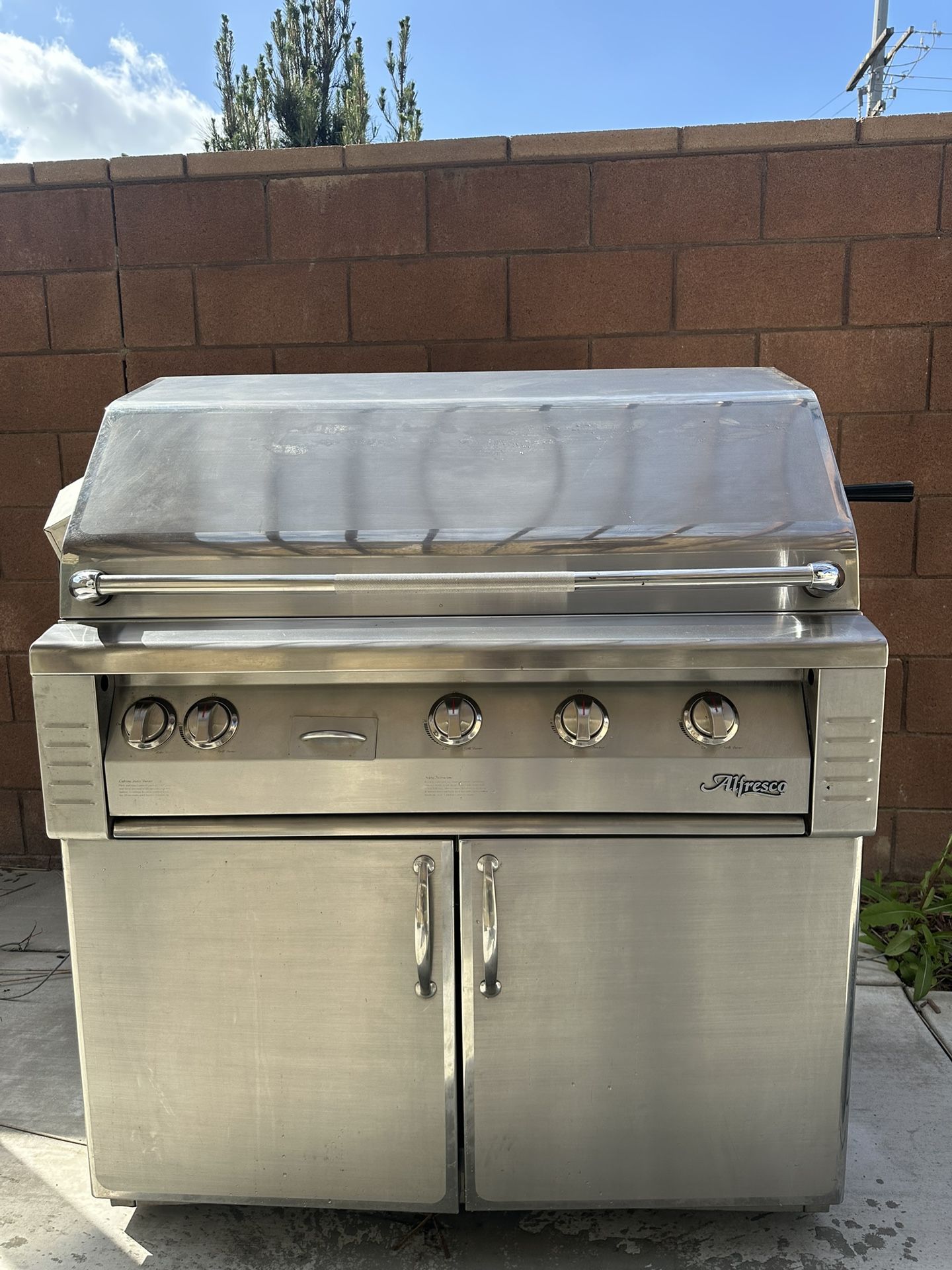 Alfresco BBQ grill