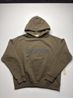 Fear Of God Essentials Brown Hoodie 