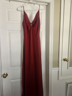 Wine color dress