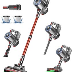 Cordless Vacuum Cleaner, 500W/40Kpa Stick Vacuum