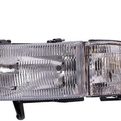 Dorman 1590404 Driver Side Headlight Assembly Compatible with Select Dodge Models