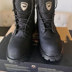 Work Boots, Safety Toe, Slip Oil Resistance, Water Proof 