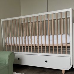 Ikea Myllra Crib With Storage Drawer