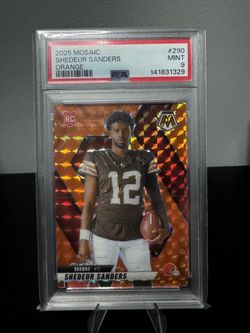 Shedeur Sanders Image Variation /199 PSA 9