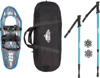 NEW 30" Snowshoes Set With Poles and Bag Cascade Mountain Tech Lightweight Aluminum Frame

Size 30" - Adult - Up to 250 lbs
Brand Cascade Mountain Tec