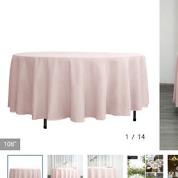 Tablecloths - Light Blush