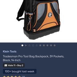 Klein Tools backpack