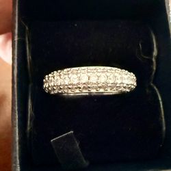 Moissanite Eternity Ring
