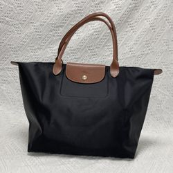 Longchamp Le Pliage Original Tote Bag size large Black