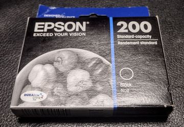 New Sealed Epson 200 Ink Cartridge - Black Noir Exp. 6/27