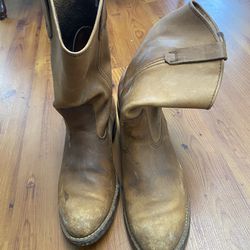 Vintage Leather Boots 