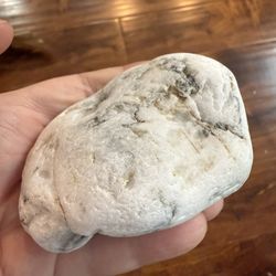 Natural Quartz with Black Tourmaline Inclusions – 380g Polished Stone Specimen