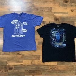 Dr. Who Shirts Size XXL  Bundle Deal