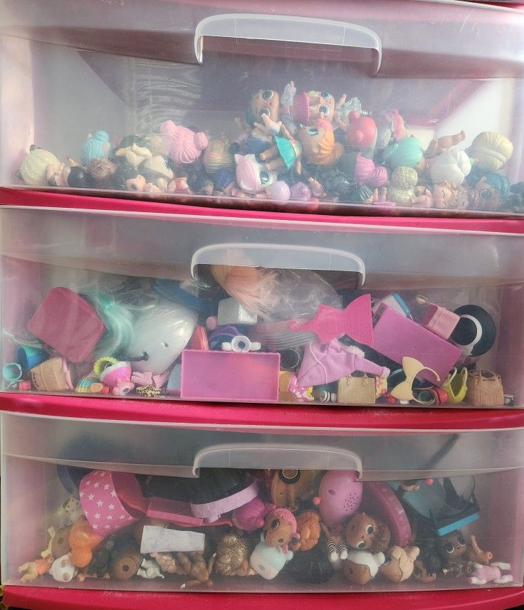 Massive L.O.L. Doll Collection