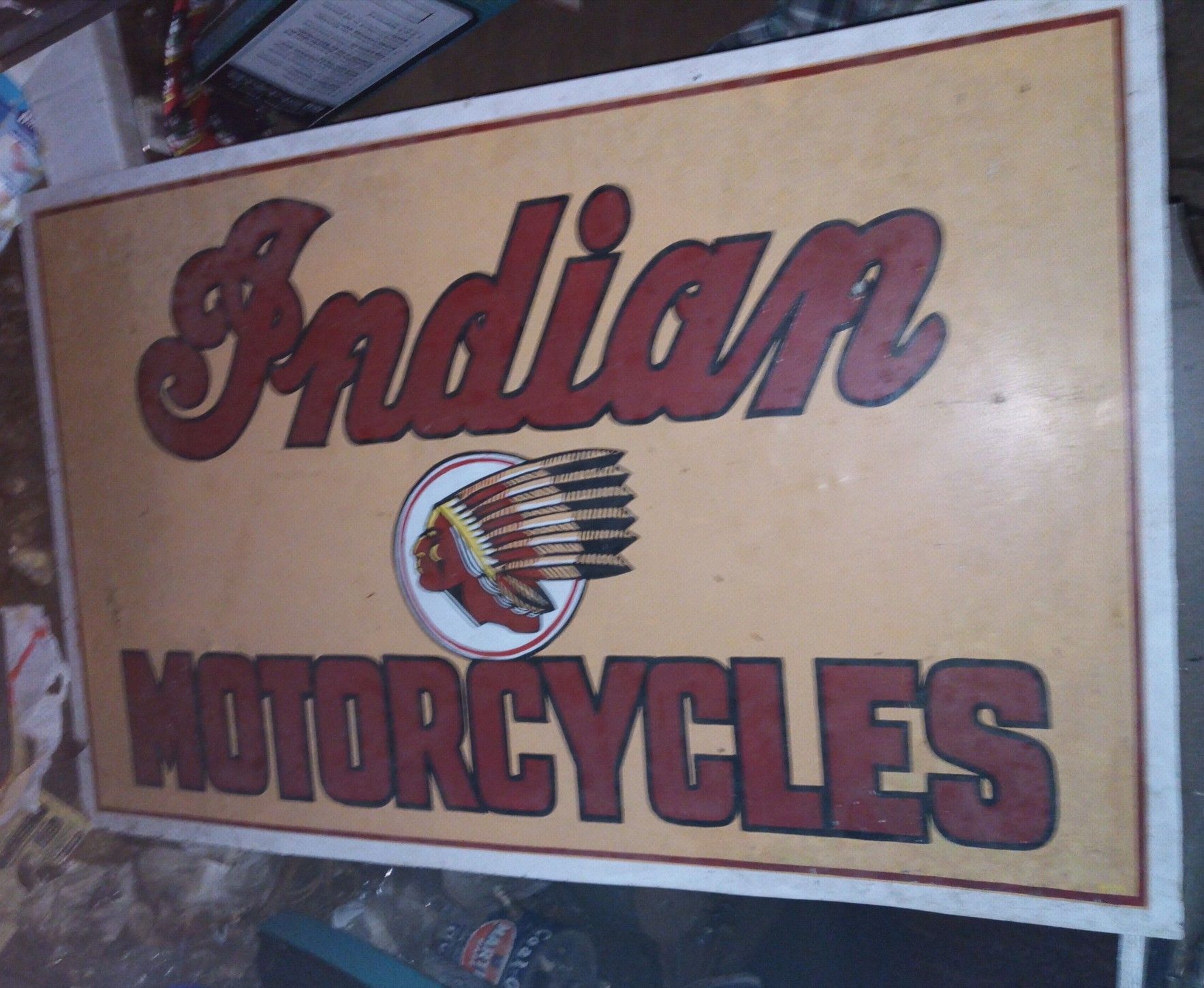 INDIAN MOTORCYCLES SIGN