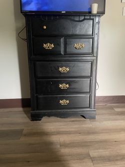 Black dresser