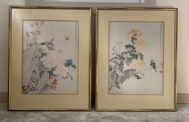 Oriental Bird Prints