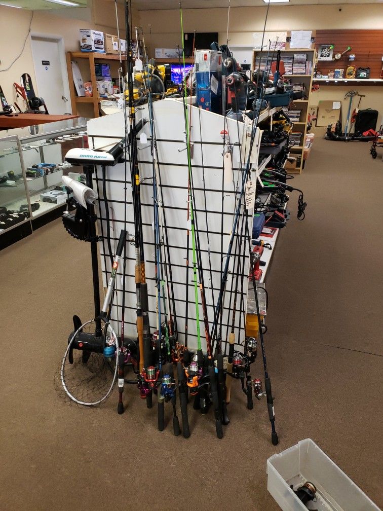 Multiple Fishing Rods And Reels (Penn, Shakespeare) Priced As Low As $15