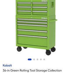Kobalt 36-in Green Rolling Tool Storage Collection
