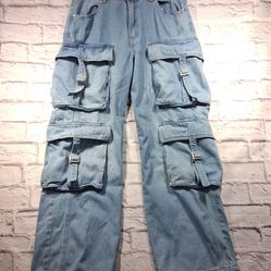 FOREVER 21 CARGO JEANS