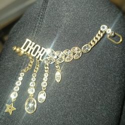 Dior Cuff Dangle Earring.