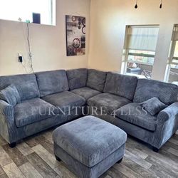 New Sectional Dark Gray 