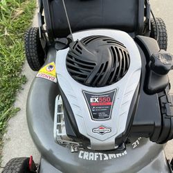 CRAFTSMAN PUSH LAWNMOWER EX550 SERIES AUTOMATIC SHOCK WORKING GREAT 