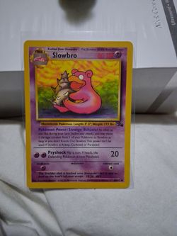 Slowbro Pokemon Card 43/62 Fossil Set