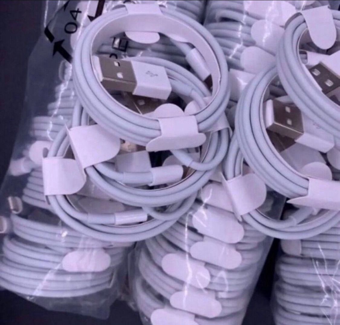 20 OEM Fast Charger Cables Cords For iPhone 5 6 7 8 X 11 12 13 14 Pro Max - 3FT