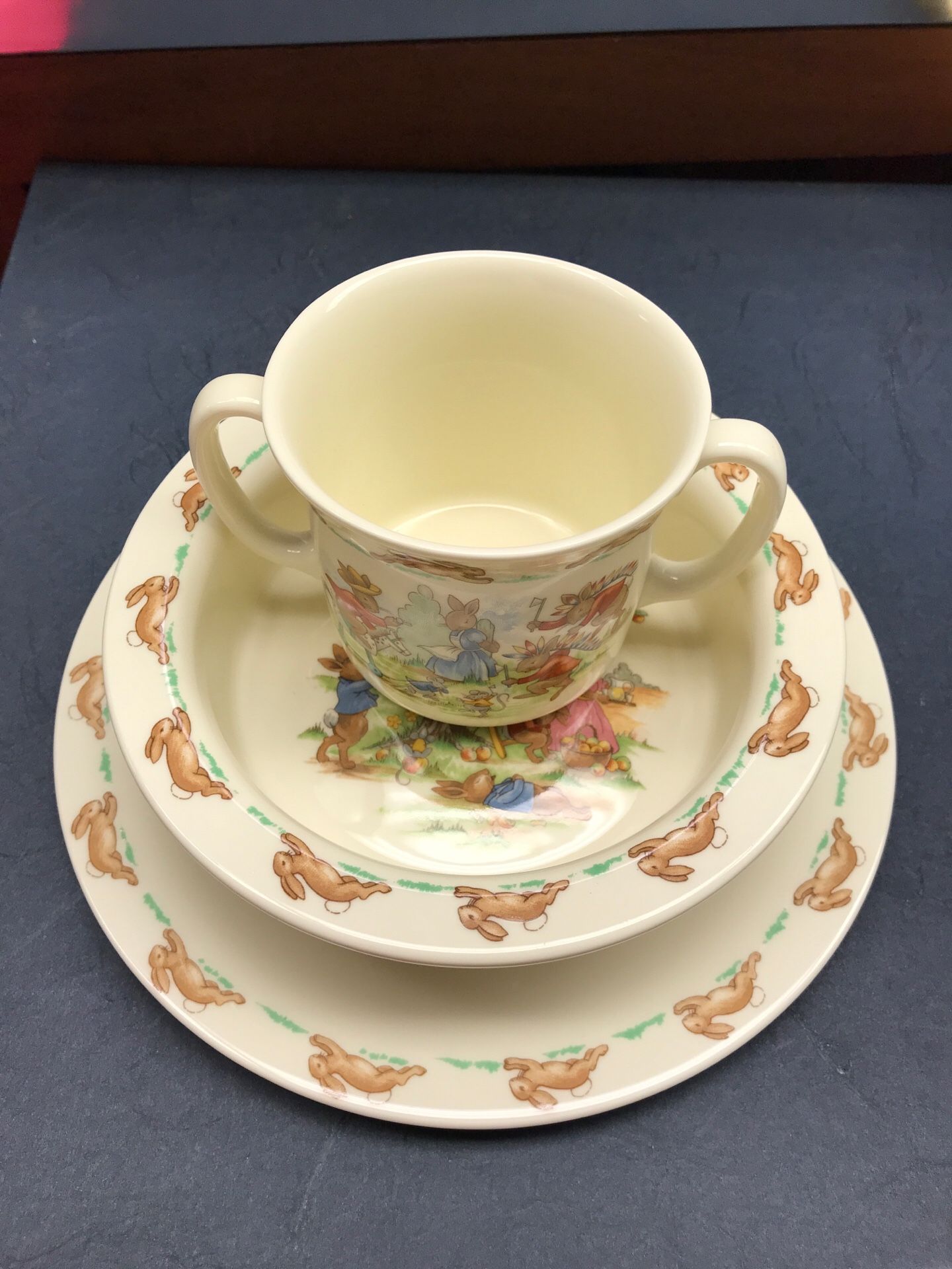 ROYAL DOULTON BUNNYKINS 3-PIECES SET
