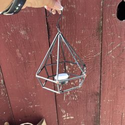 Richland Geometric Metal Candle 