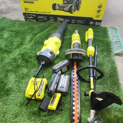 40VOLTS RYOBI AWD LAWNMOWER +BUNDLE 