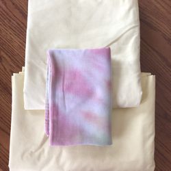 Twin Yellow/Tie Dye Sheet Set
