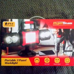 New Hyperbeam portable 3 panel worklight 