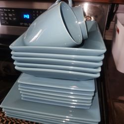 Blue Dishes