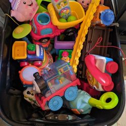 Large Tote Of Toys