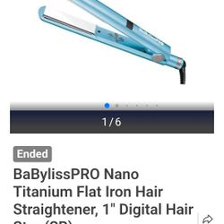 Nano Titanium Flat Iron Hair Straightener