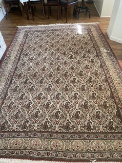 Collectible ,Persian  Rug , Handmade In Qom, Iran