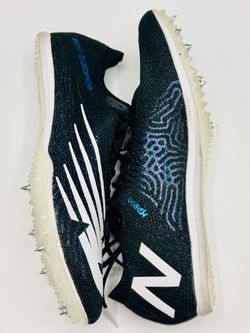 New Balance MMD800X7 Track Spikes Size 9 Black Running Shoes used 1X