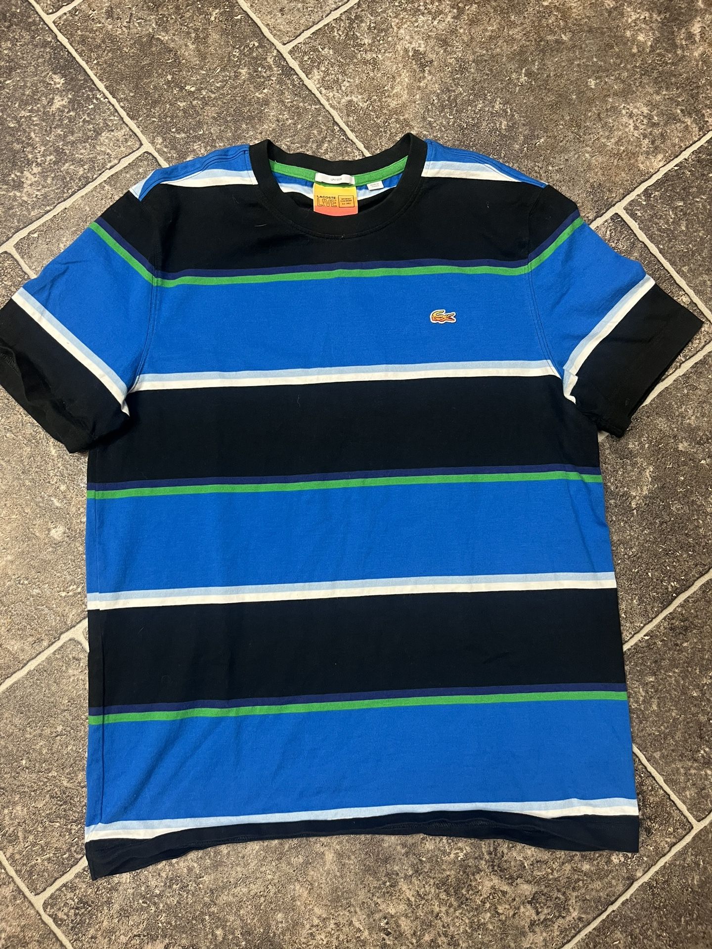 Lacoste L!VE x Opening Ceremony 2002 Crew Neck OC Logo' Appliqué T-Shirt Medium