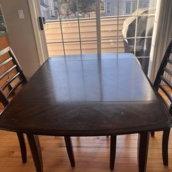 Dining table with 2 chairs