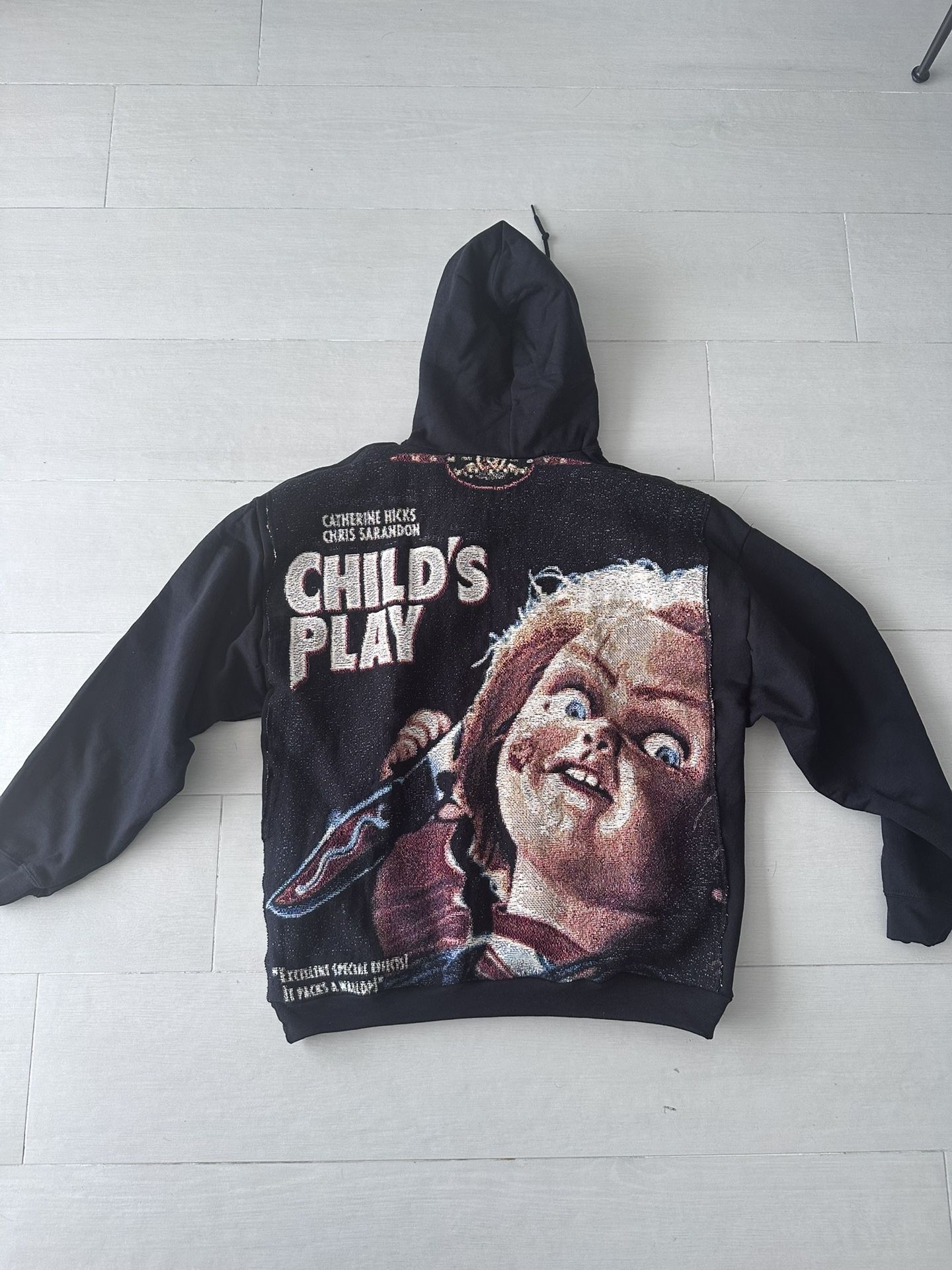 Black Tapestry Hoodie