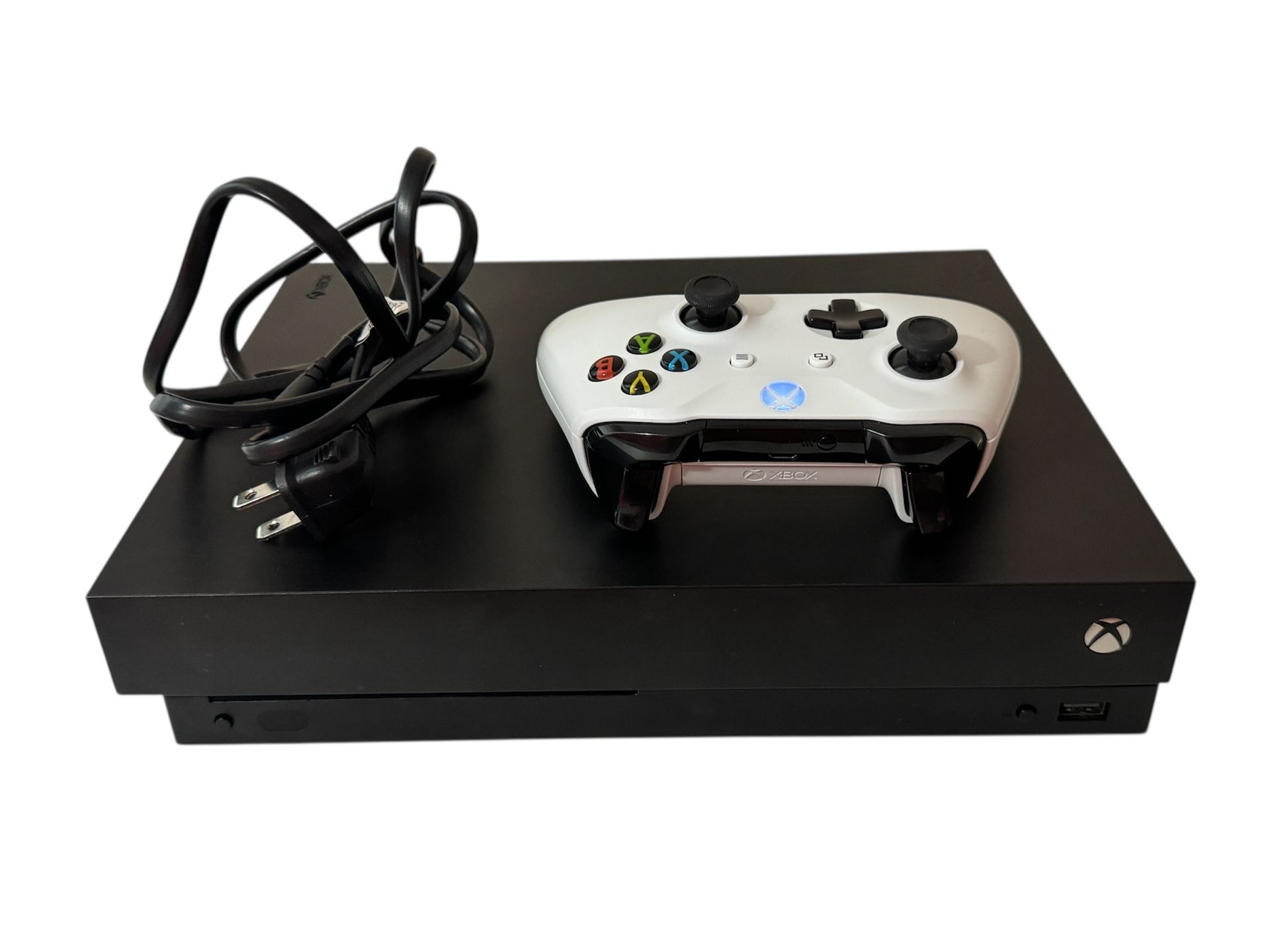 Xbox One X includes 1 Controller HDMI Cable And Power Cord (0 Games Included)