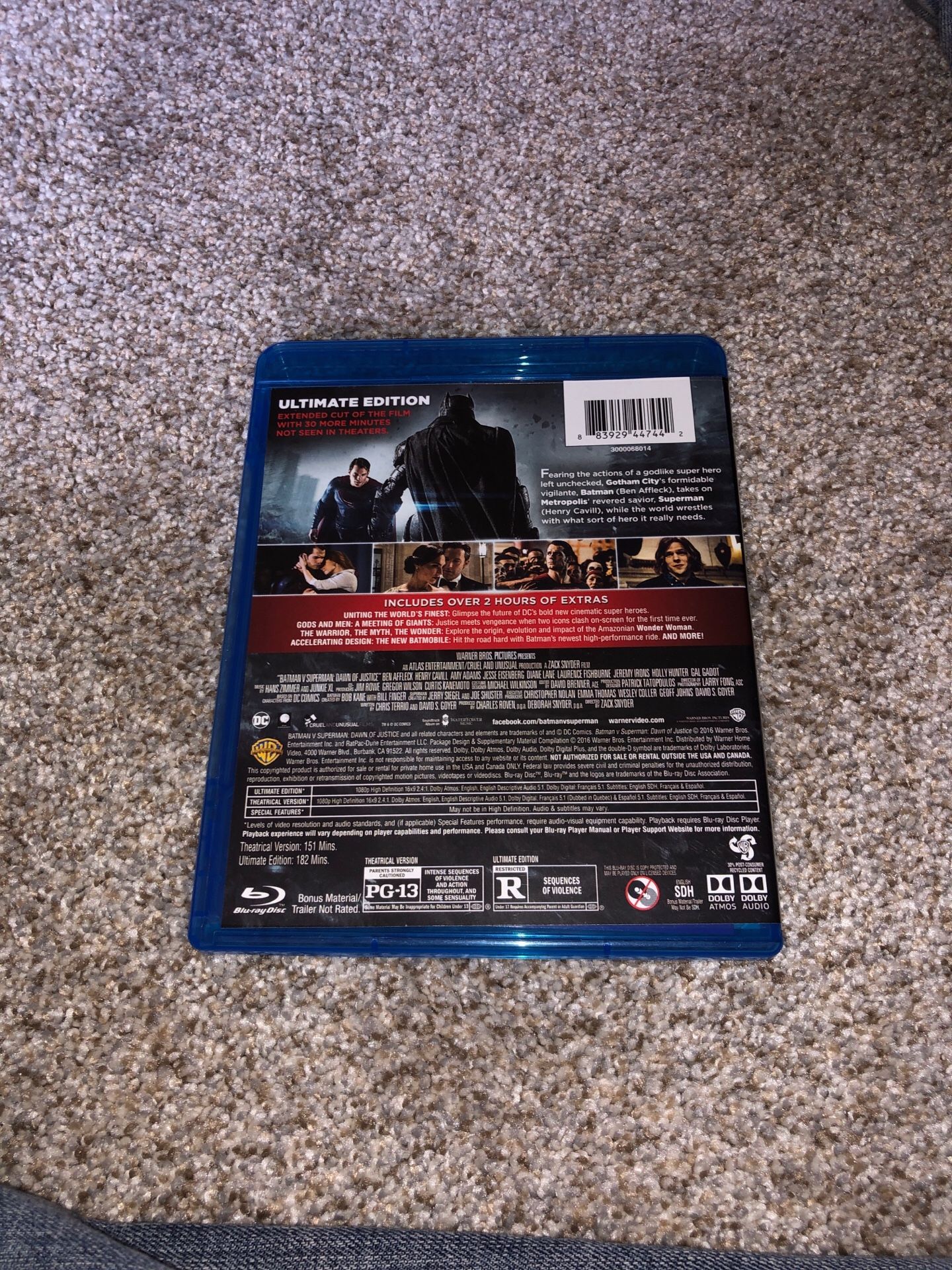 Batman vs Superman blueray