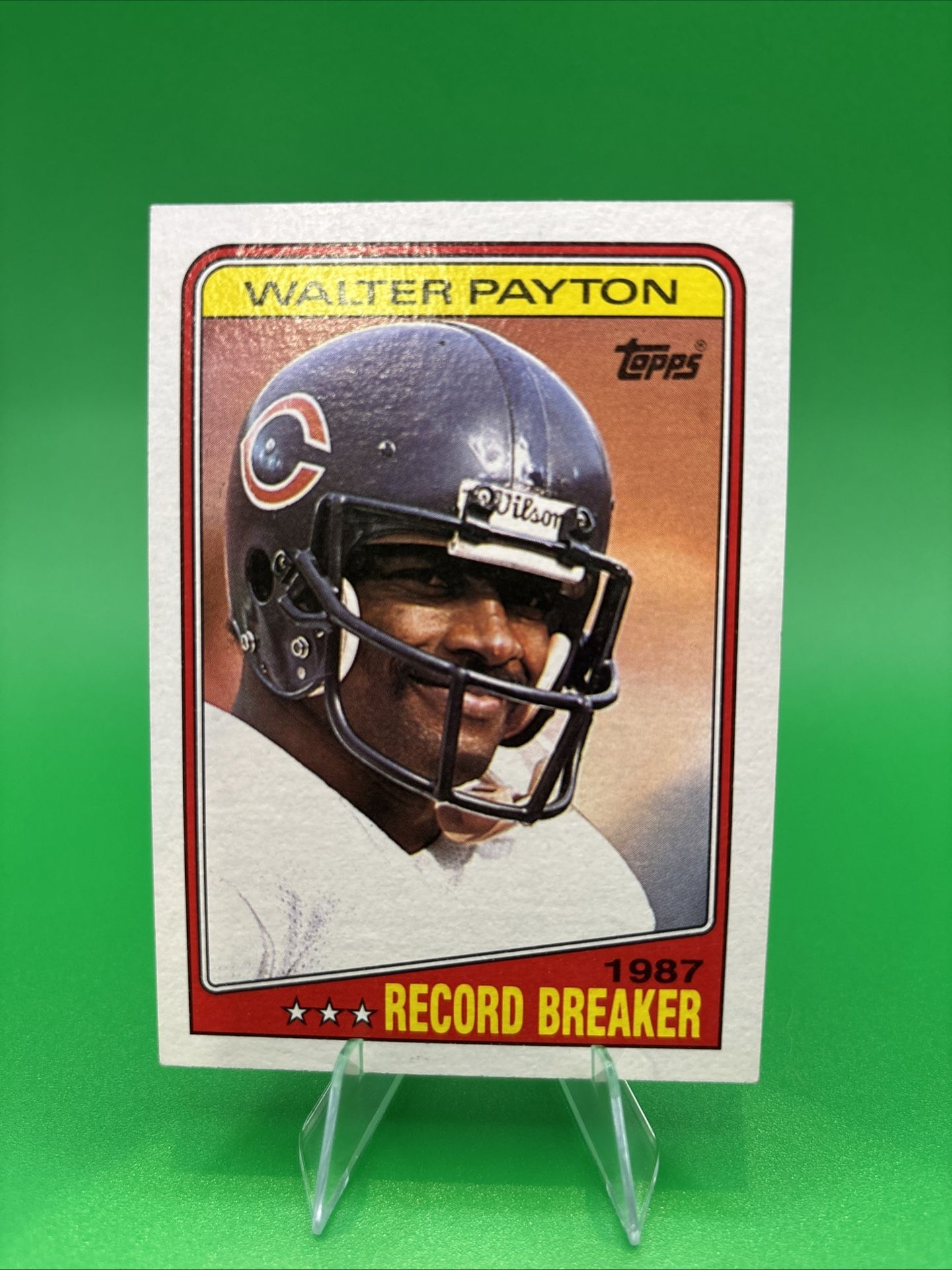 1988 Topps - 1987 Record Breakers Walter Payton #5