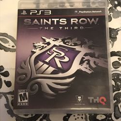 Saints Row The Third for PlayStation 3 with Manual Included